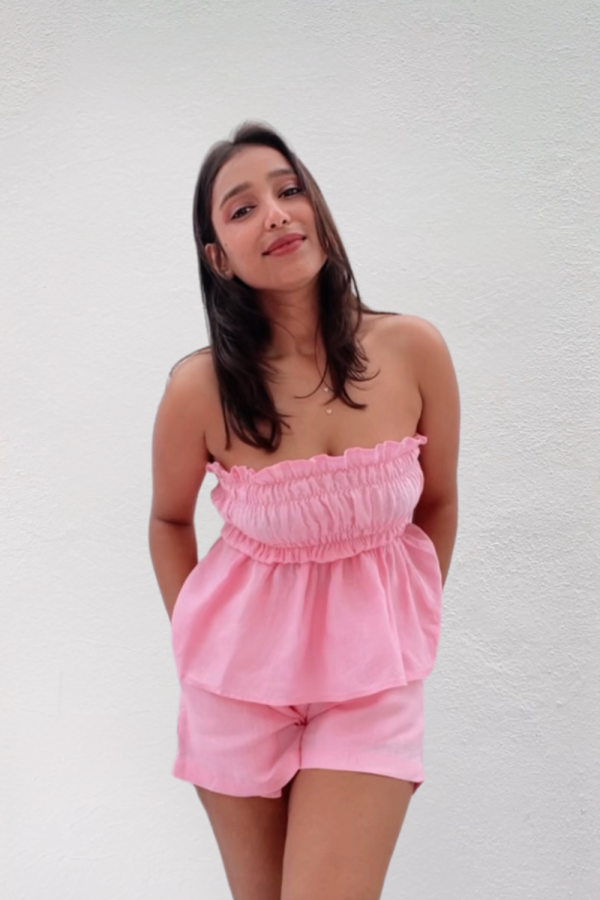 Pink Gelato Top & Shorts Set - 图片 4