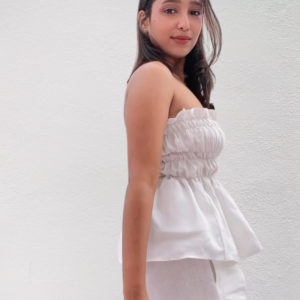 White Gelato Top & Shorts Set