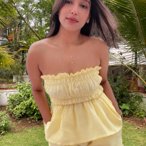 Yellow Gelato Top & Shorts Set