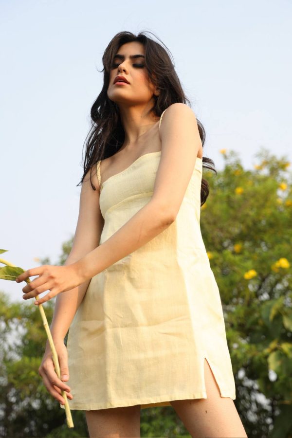 Yellow Cherry Pie Dress