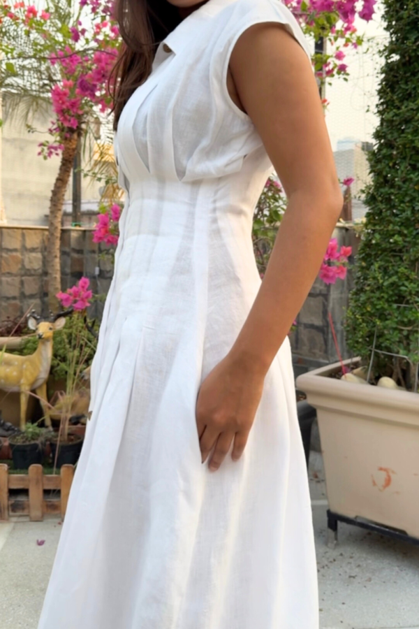 White Wookie Midi Dress - 图片 3