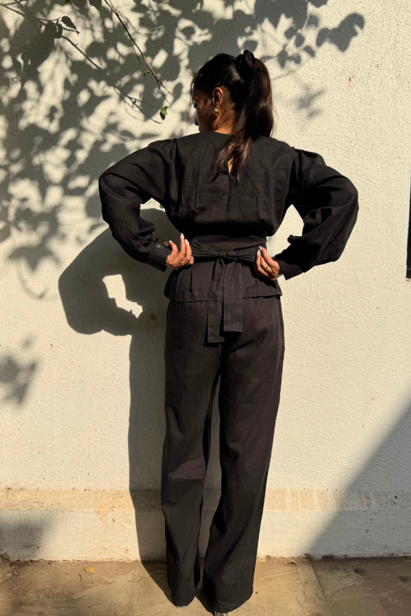 Black Haze Co-ord Set - 图片 2