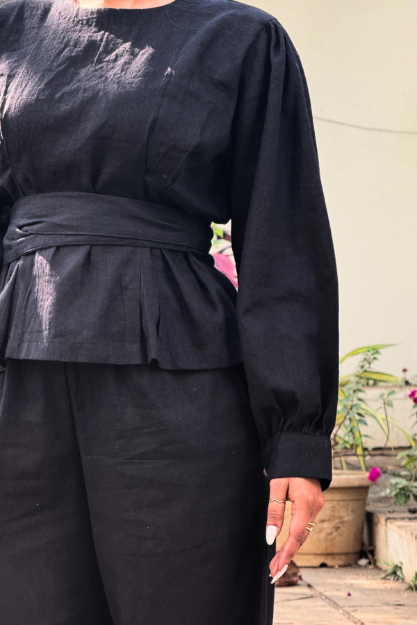 Black Haze Co-ord Set - 图片 3