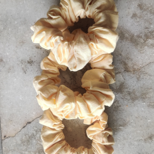 Butter Yellow Hemp Scrunchie