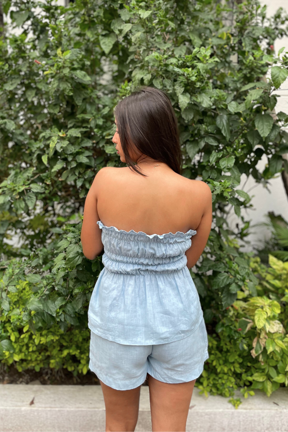 Blue Gelato Top & Shorts Set - 图片 2