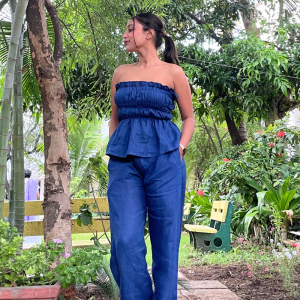 Dark Blue Gelato Top & Pants Set