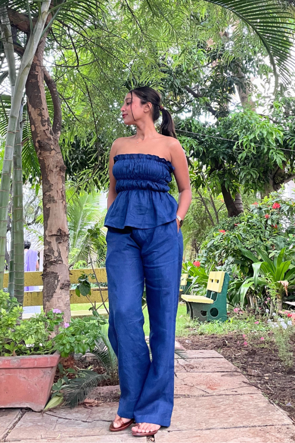 Dark Blue Gelato Top & Pants Set