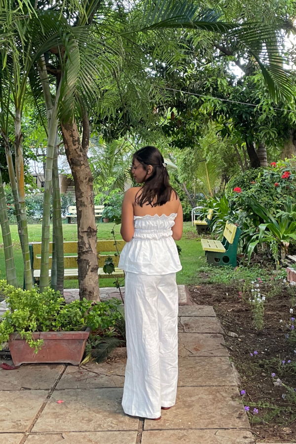 White Gelato Top & Pants Set - 图片 3