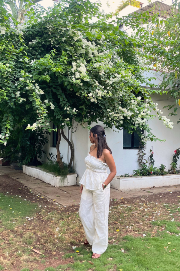 White Gelato Top & Pants Set - 图片 5