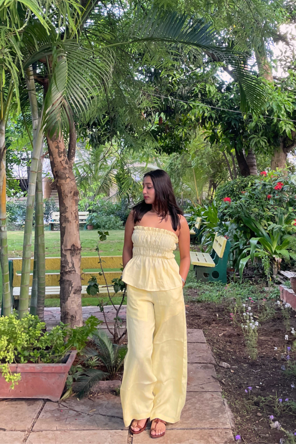 Yellow Gelato Top & Pants Set - 图片 3