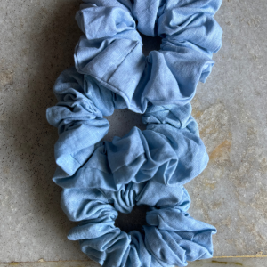 Light Blue Hemp Scrunchie