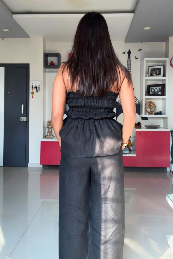 Black Gelato Top & Pants Set - 图片 3