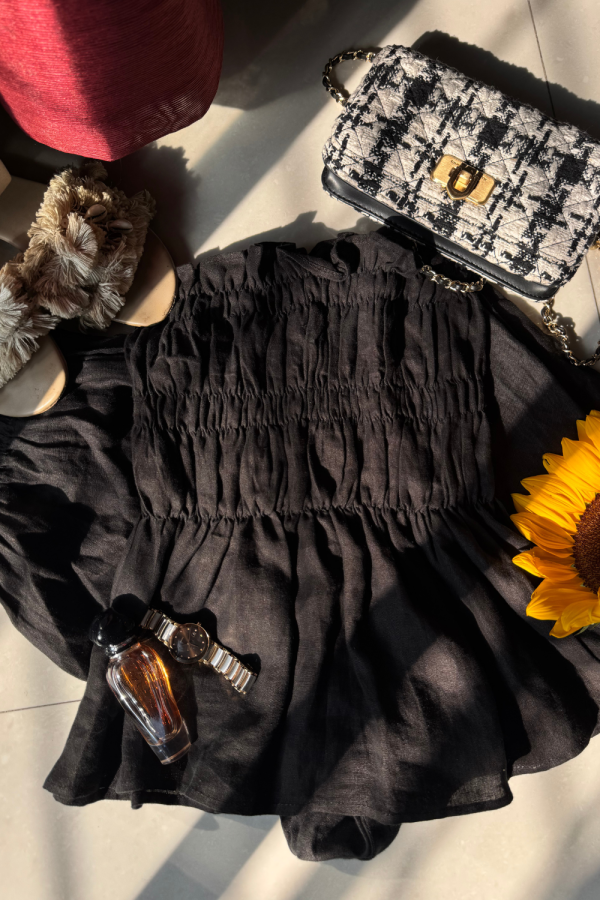 Black Gelato Top & Pants Set - 图片 2