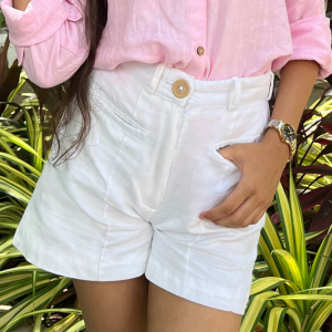 Cindy White Shorts
