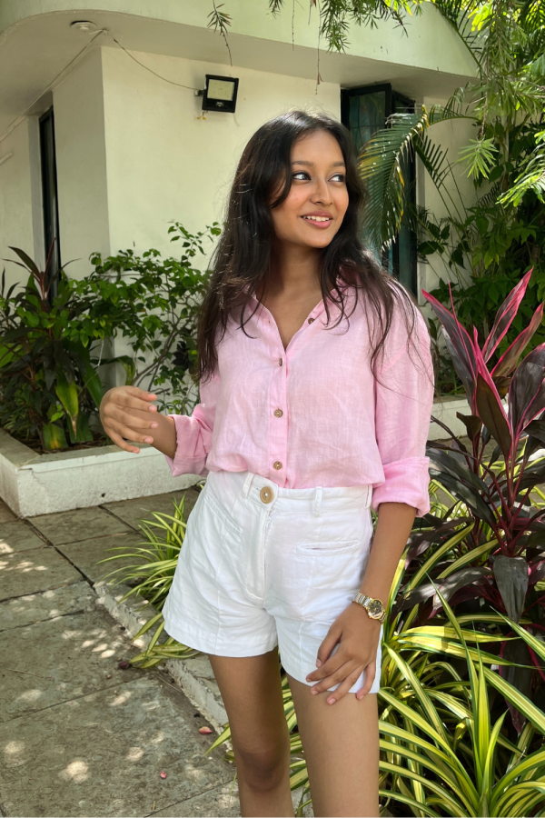 Cindy White Shorts - 图片 4