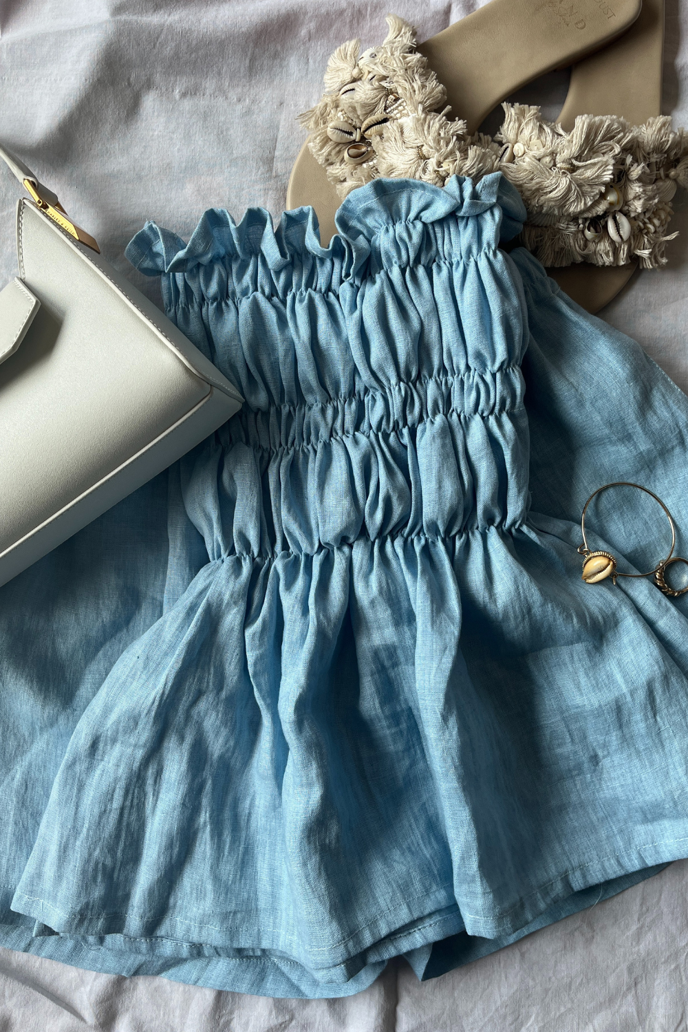 Blue Gelato Top & Shorts Set - 图片 5