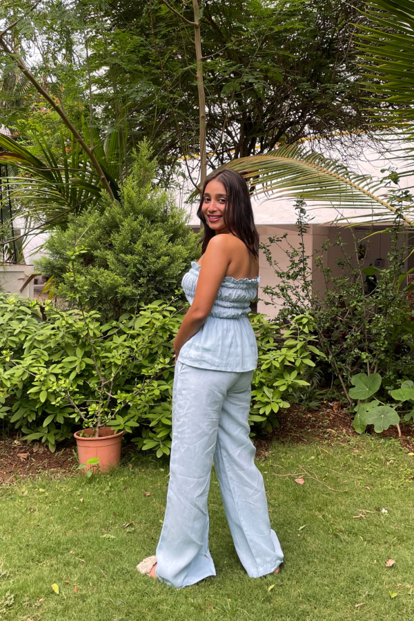 Blue Gelato Top & Pants Set - 图片 2