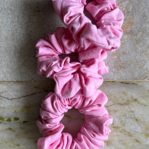 Gilly Pink Hemp Scrunchie