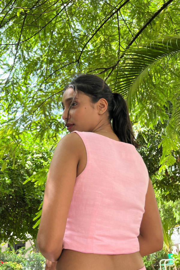 Pink Candy Waistcoat - 图片 2