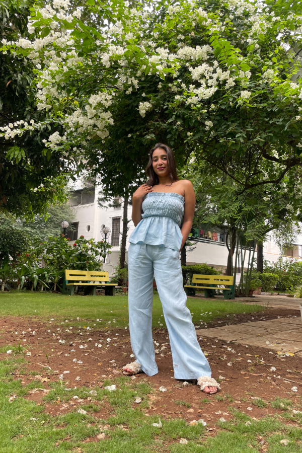 Blue Gelato Top & Pants Set - 图片 4